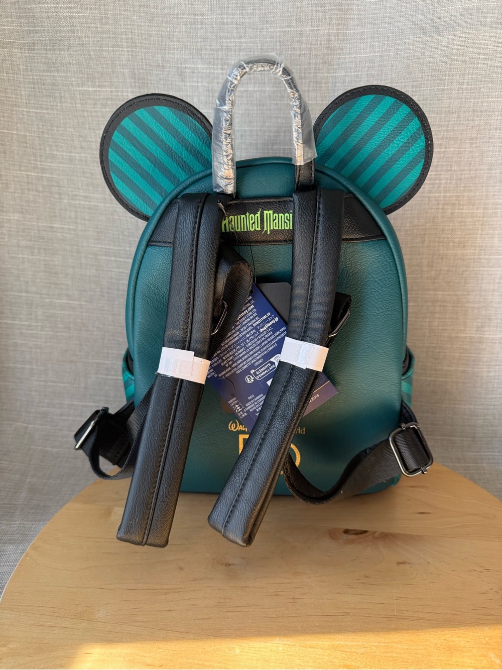 Loungefly Disney Parks Mickey Mouse The Main Attraction Haunted Mansion Backpack - Picture 3 of 16